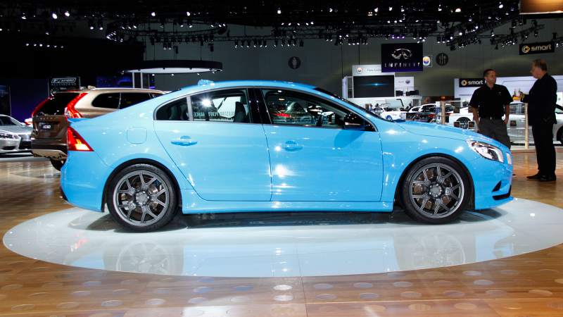 Illustration for article titled Volvo S60 Polestar Concept: The First 508 Horsepower Swedish Sexy Liveshots